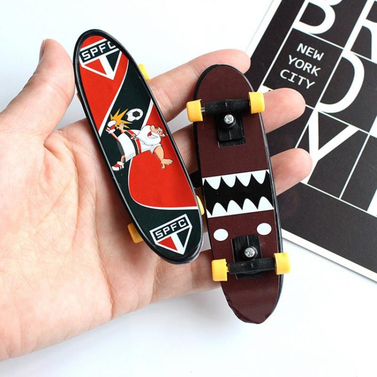 10 PCS Mini Finger Skateboard Creative Fingertip Sports Toys, Random Style Delivery, 10 PCS Mini Finger Skateboard