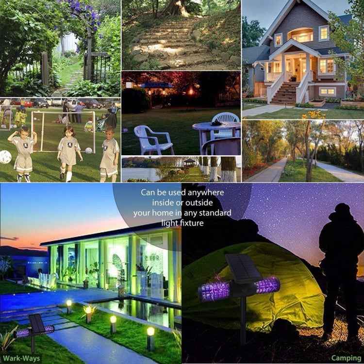 Solar Mosquito Killer Outdoor Waterproof Garden Light Villa Outdoor Mosquito Trap