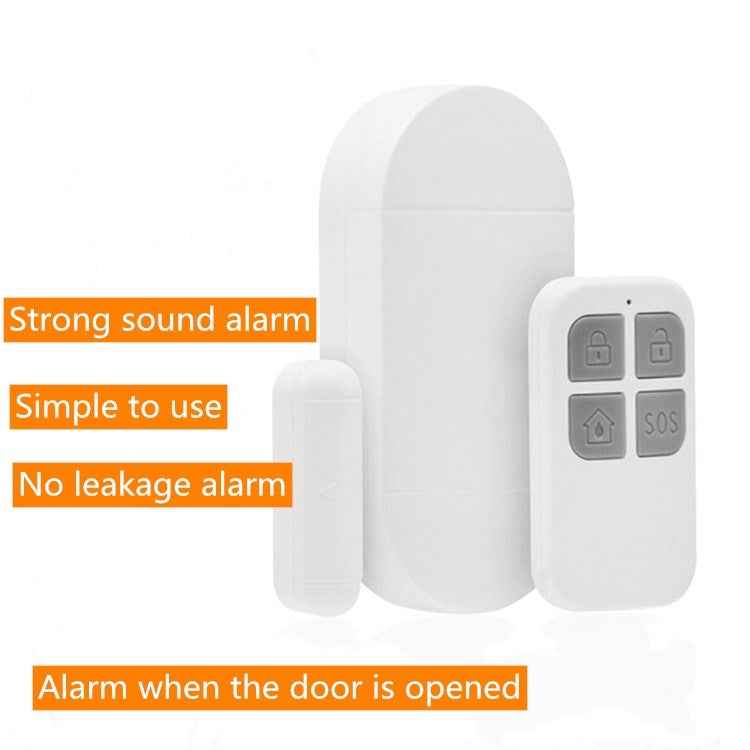 Household Door And Window Anti-theft Alarm Remote Control Wireless Door Magnetic Alarm