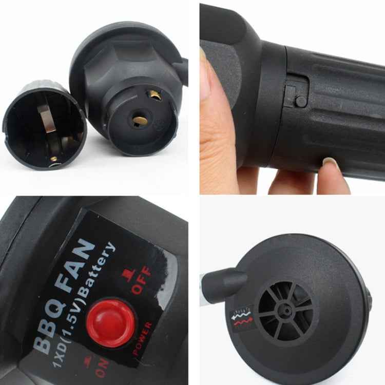 Outdoor Electric Drum Fan BBQ Portable Barbecue Hair Dryer