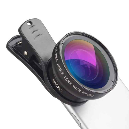 APEXEL 0.45X Ultra Wide Macro Combination Phone Lens with Clip