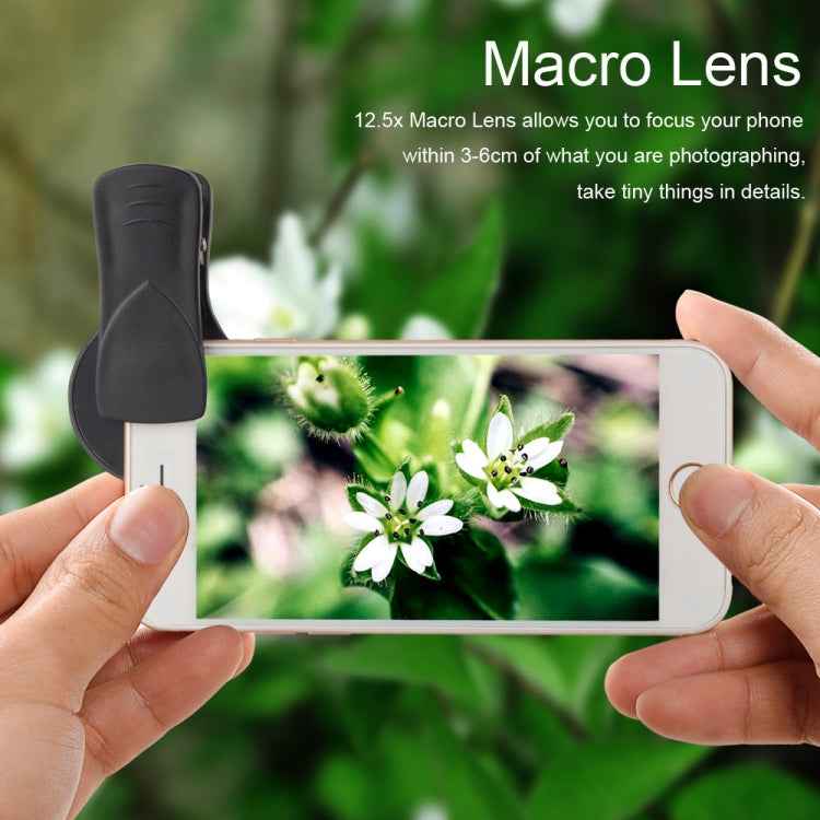 APEXEL 0.45X Ultra Wide Macro Combination Phone Lens with Clip