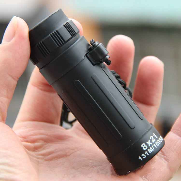10x25 Telescope Compact Mini Red Film Monoculars