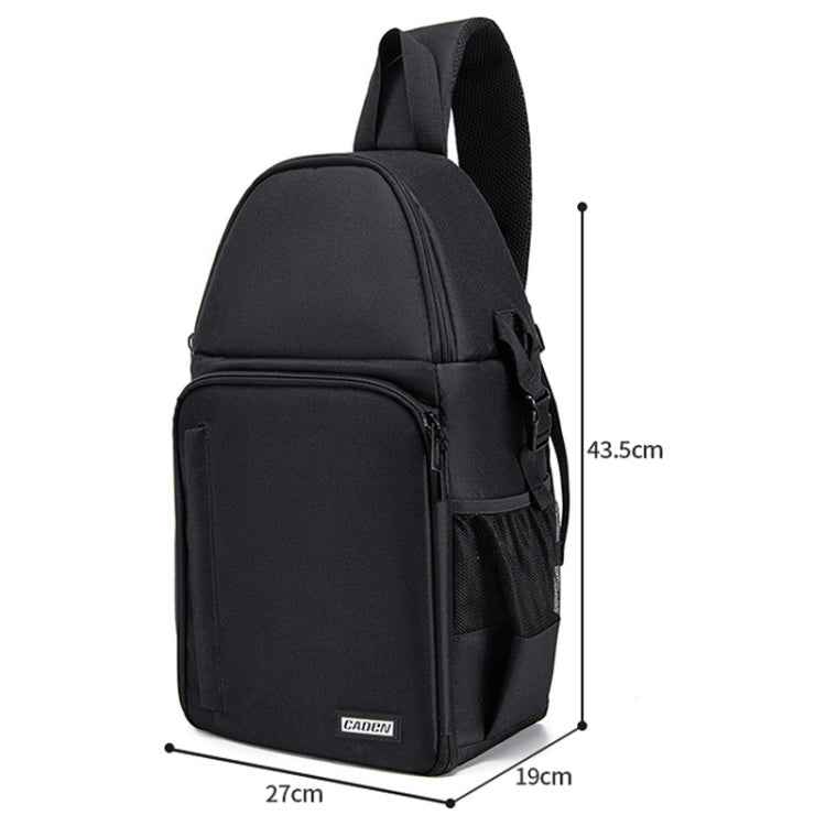CADeN D15 Messenger Single Shoulder Multifunction Open Cover Photography Backpack Outdoor Leisure SLR Camera Backpack