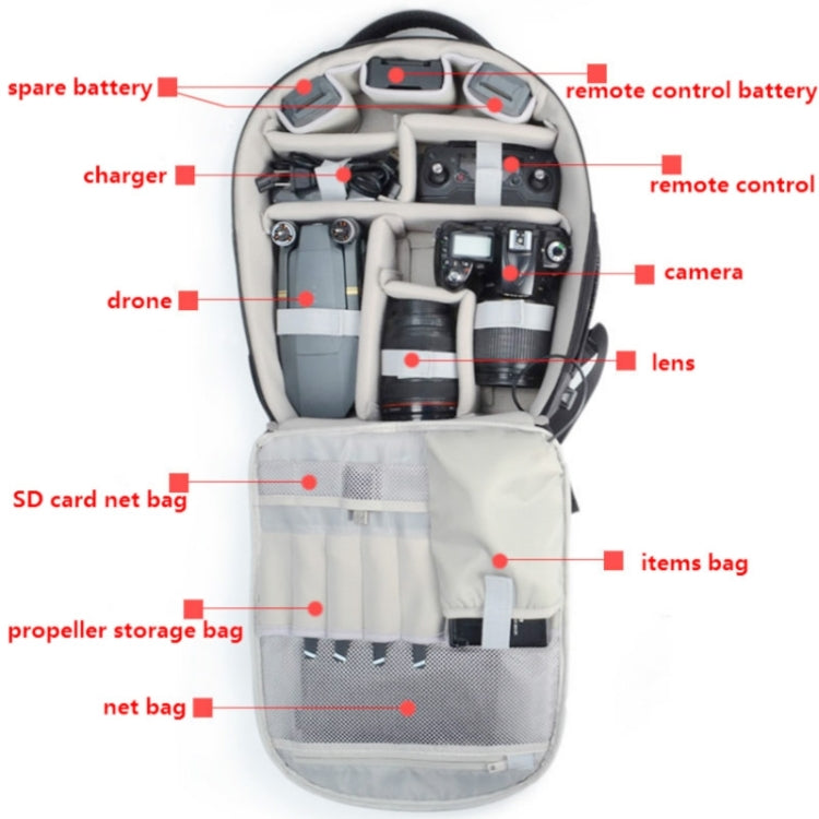 Mochila para dron CADeN para DJI Mavic, accesorios originales, cámara SLR, paquete completo.