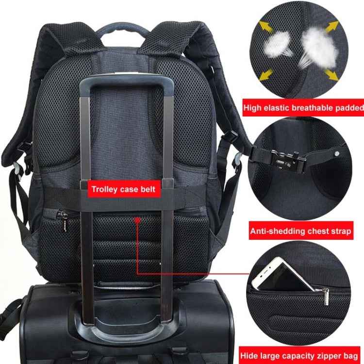 CADeN USB SLR Camera Bag Canon Nikon Professional Waterproof Portable Unisex Camera Bag
