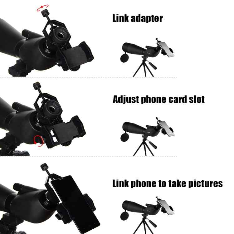 Universal Mobile Phone With Telescope Camera Holder