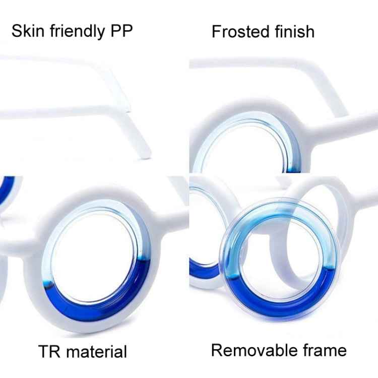 Foldable Portable No Lens Anti-motion Sickness Seasick Liquid Glasses Outdoor Travel Tool