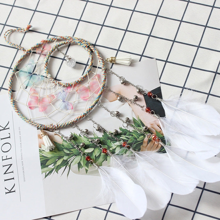 Creative Hand-woven Crafts Sun and Moon Dream Catcher Home Car Wall Hanging Decoration, MS0208