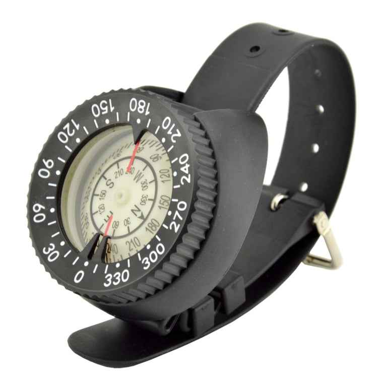 PW60 Watch-style Diving Compass Strong Magnetic Fluorescence Dial Corrosion-resistant Compass, PW60 Watch-style Diving Compass