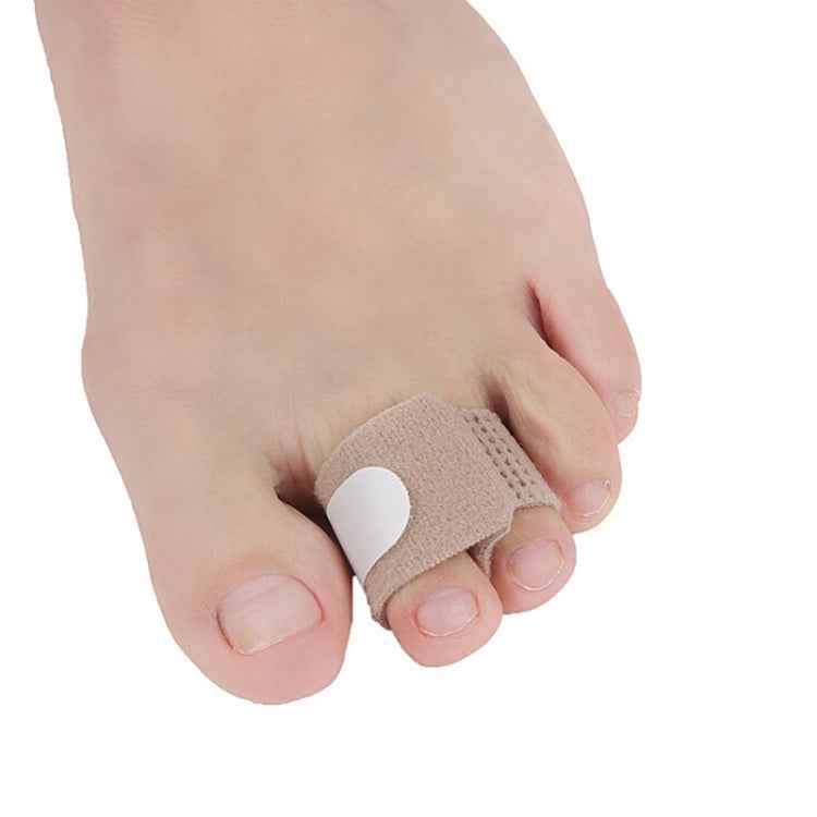 10pcs Toe Finger Straightener Hammer Toe Hook and Loop Fastener Corrector Bandage Toe Separator Splint