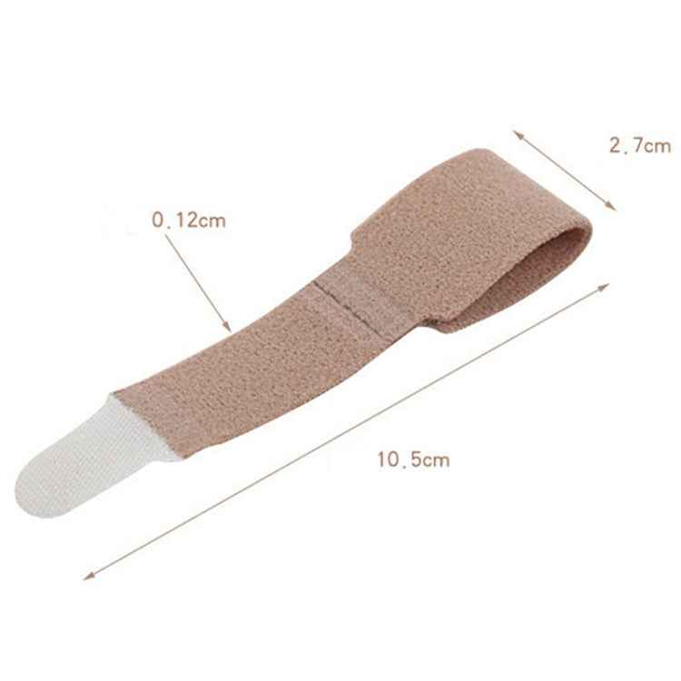 10pcs Toe Finger Straightener Hammer Toe Hook and Loop Fastener Corrector Bandage Toe Separator Splint