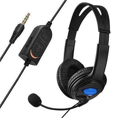 Bilateral Large Headphones PS4 Host Internet Voice Chat Headset for PS4