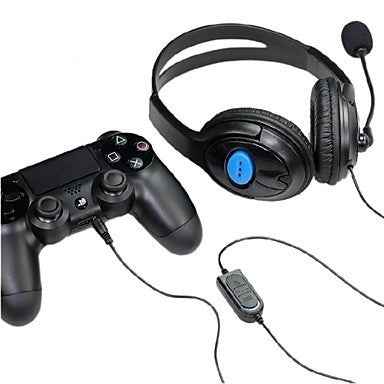 Bilateral Large Headphones PS4 Host Internet Voice Chat Headset for PS4