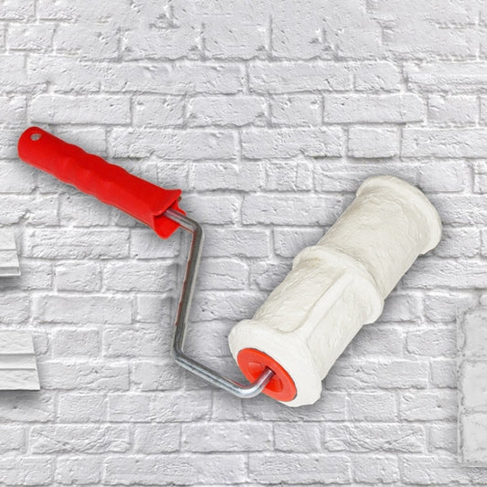 Rouleau de gaufrage à motif de brique imitation 8 pouces, outil de construction de boue de diatomée, outil de construction de boue de diatomée
