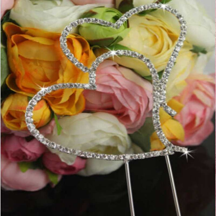 Inserto de pastel de cristal con forma de corazón, decoración para tartas, regalo de boda, decoración para tartas