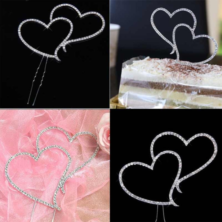 Inserto de pastel de cristal con forma de corazón, decoración para tartas, regalo de boda, decoración para tartas