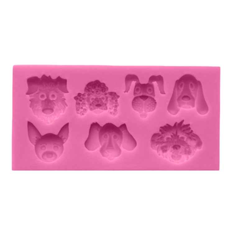 Dogs Shape Cartoon Silicone Fondant Cake Decorating Mold