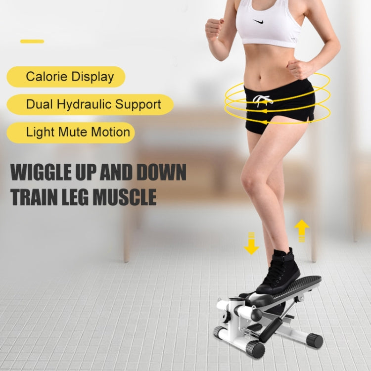 Household Mini Hydraulic Mute Multi-function Fitness Stepper, without Rope