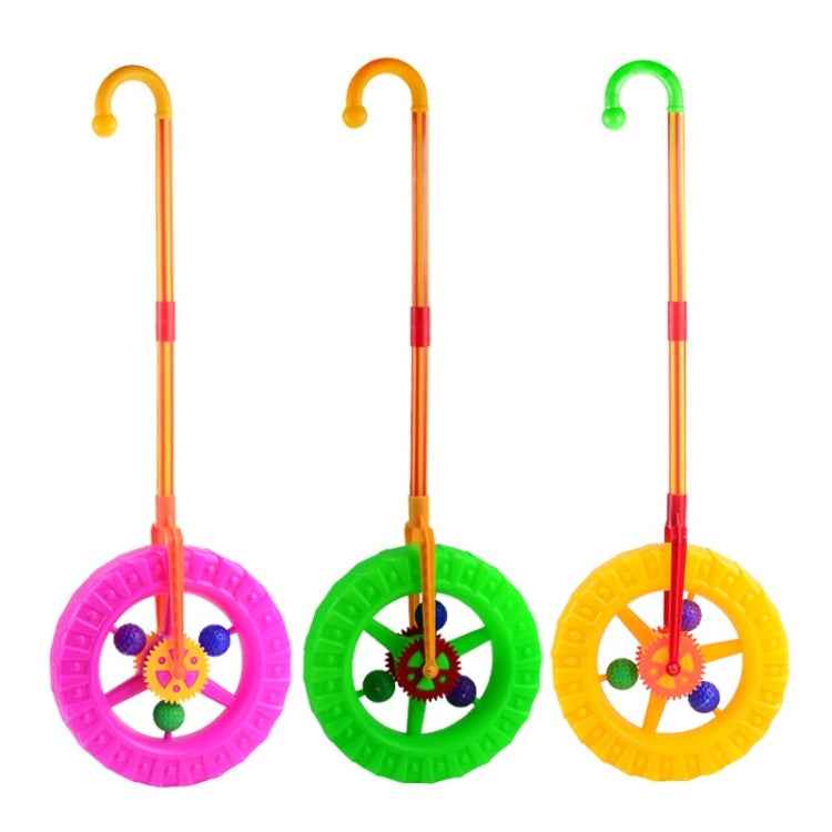 Trolley Toys Baby Walker Single Wheel Pusher Random Color Delivery