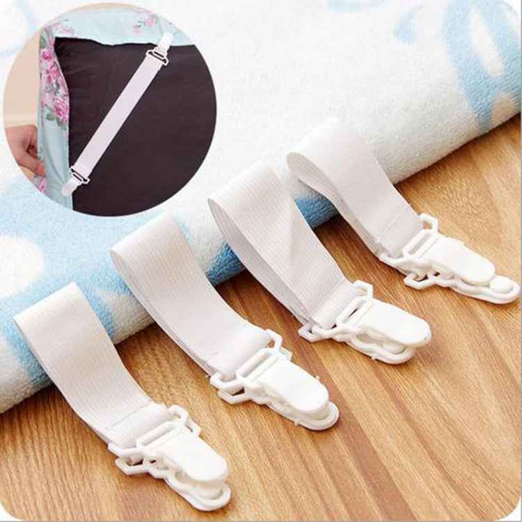 4 PCS Non Slip Elastic Band Sheet Clips
