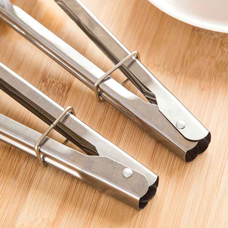 3 PCS 9 inch Stainless Steel Food Clip Bread Barbecue Clip Baking Tools