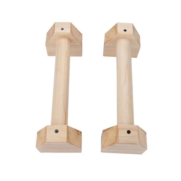 Wooden Single Parallel Bars Upside Down Exercise Stand Push-up Stand, Size: 50cm