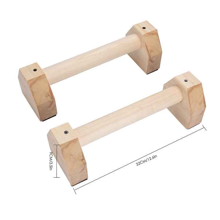 Wooden Single Parallel Bars Upside Down Exercise Stand Push-up Stand, Size: 50cm