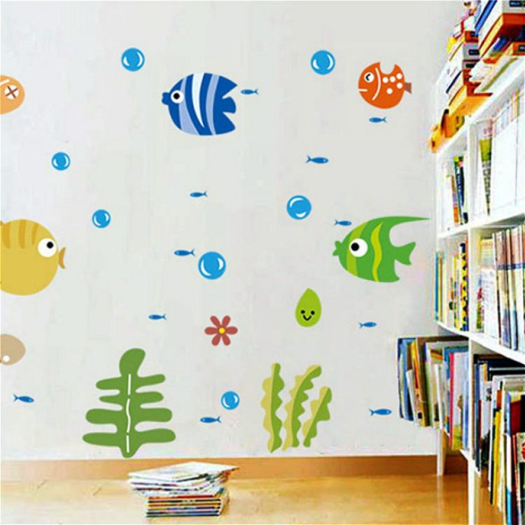 Kindergarten Cartoon Marine Animal Decoration Waterproof Baby Room Bathroom Wall Sticker, Marine Animal