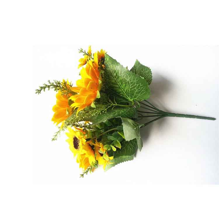 2 PCS Creative Elegant Artificial Bouquet Sunflower Wedding Party Decoration