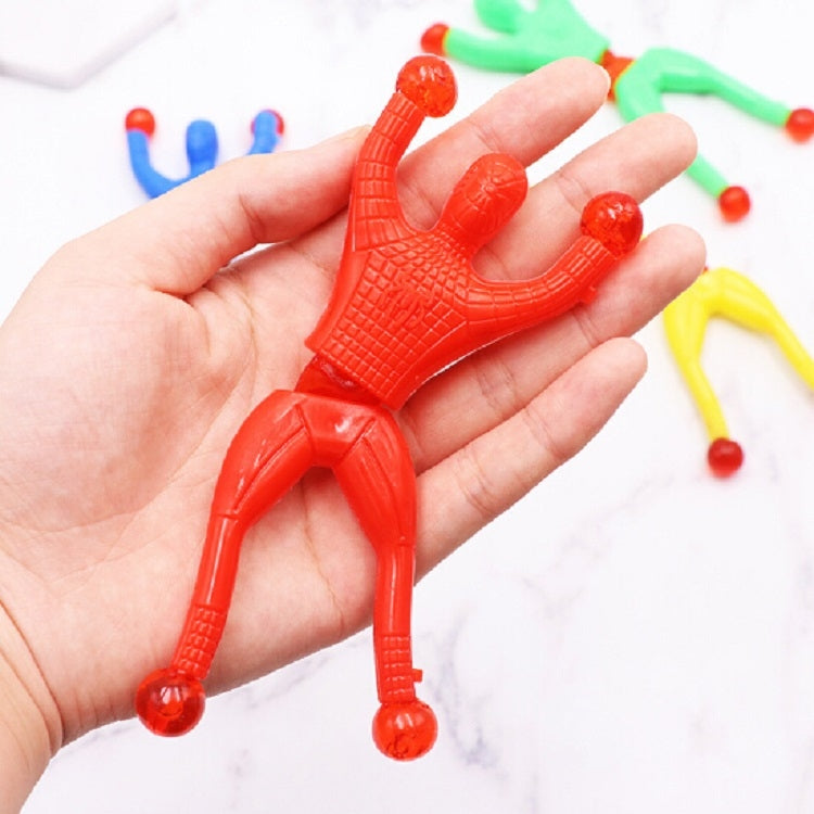 20 PCS Sticky Climbing Wall Superman Climber Toy, Random Color Delivery, 20 PCS Climbing Wall Superman