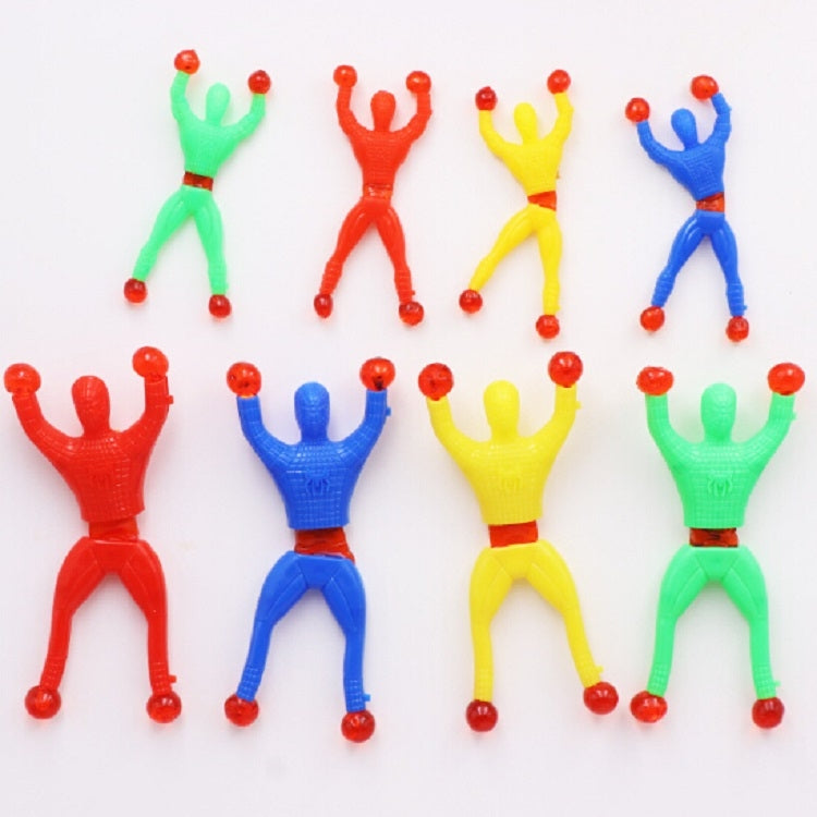 20 PCS Sticky Climbing Wall Superman Climber Toy, Random Color Delivery, 20 PCS Climbing Wall Superman