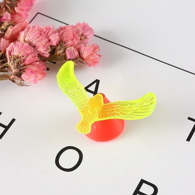 10 PCS Kids Funny Toy Plastic Mini DIY Magic Balancing Bird Children Gift, Random Color Delivery, Magic Balancing Bird
