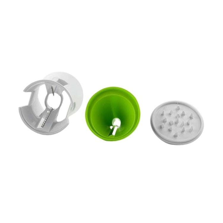 Kitchen Multi Function Spiral Funnel Rotating Cutting Grater Wiper