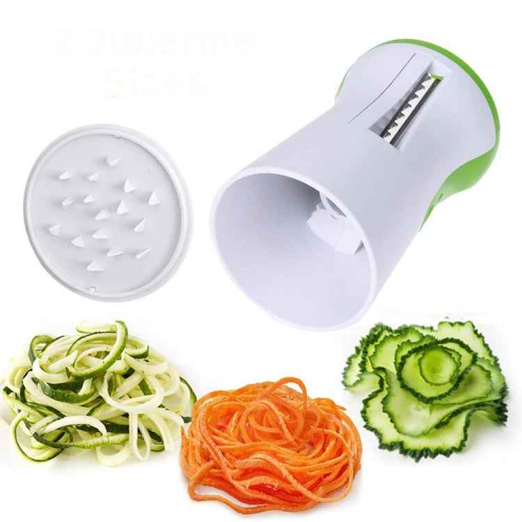 Kitchen Multi Function Spiral Funnel Rotating Cutting Grater Wiper