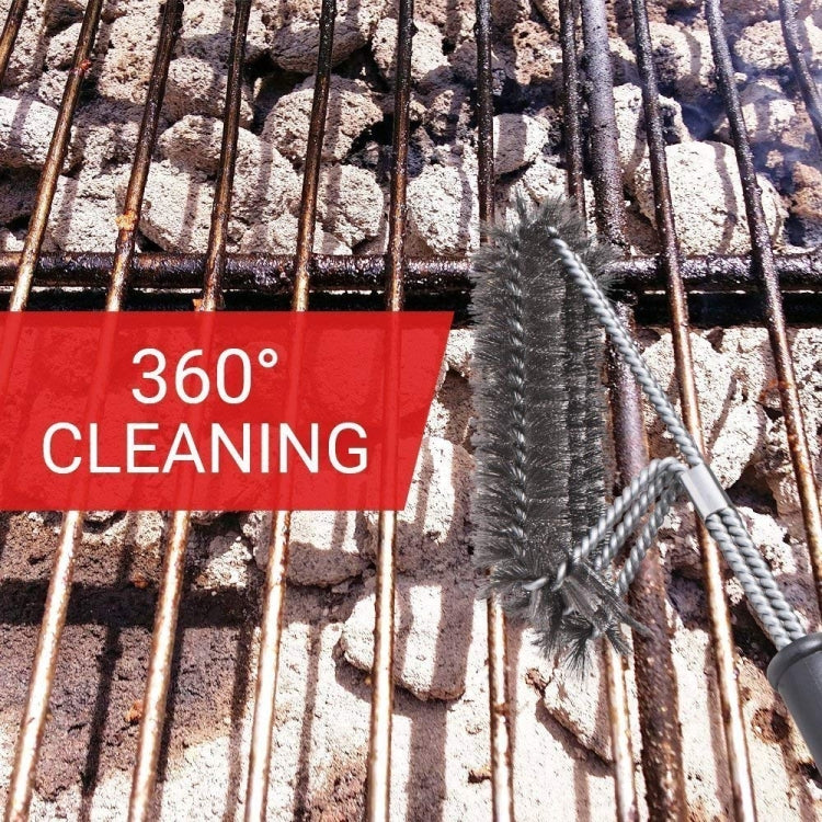 Large Barbecue Grill Pan Cleaning Wire Brush