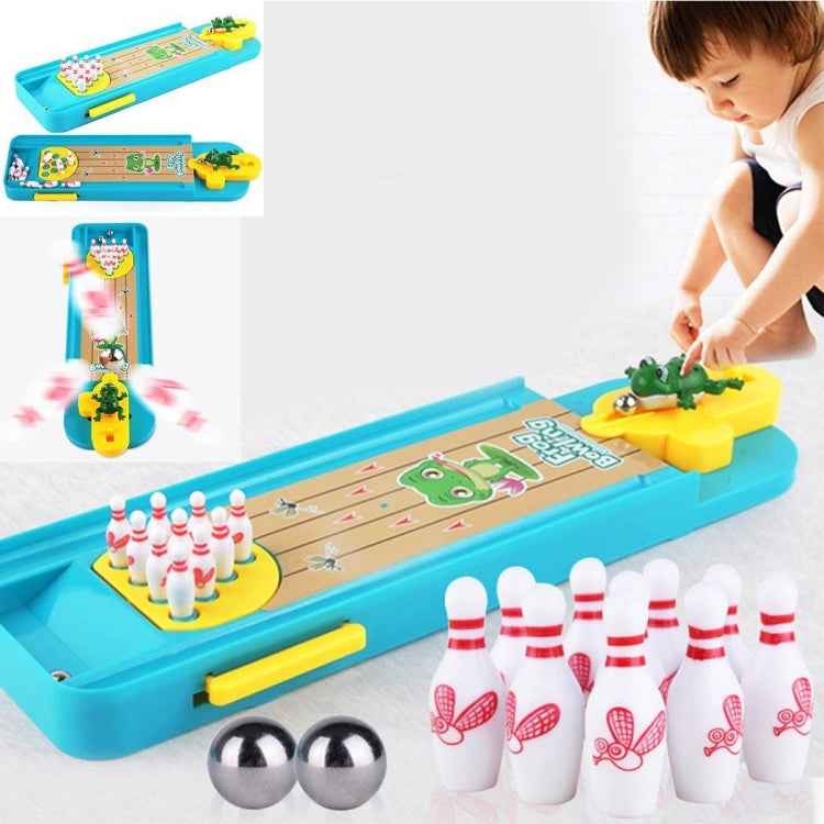 Children Mini Desktop Bowling Toy Set Multicolor Indoor Education Board Game