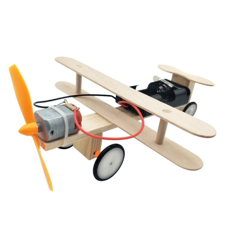 Children Technology Small Production DIY Electric Taxi Aircraft Model Handmade Materials Teaching Toys, Electric Taxi Aircraft Model