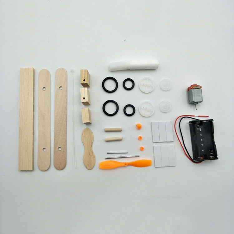 Children Technology Small Production DIY Electric Taxi Aircraft Model Handmade Materials Teaching Toys, Electric Taxi Aircraft Model