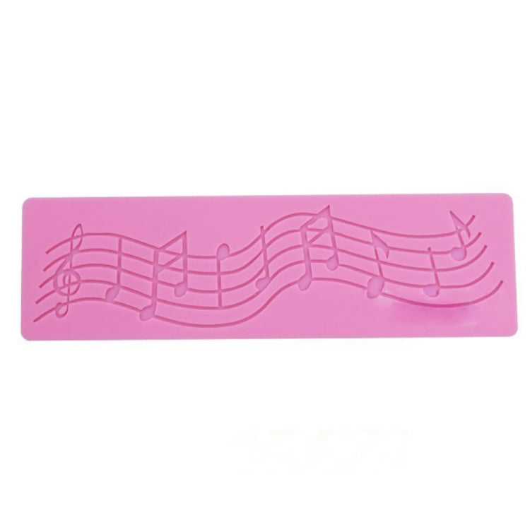 2 PCS Note Cake Decoration Silicone Mould Fondant Cake Tool Baking DIY Mould