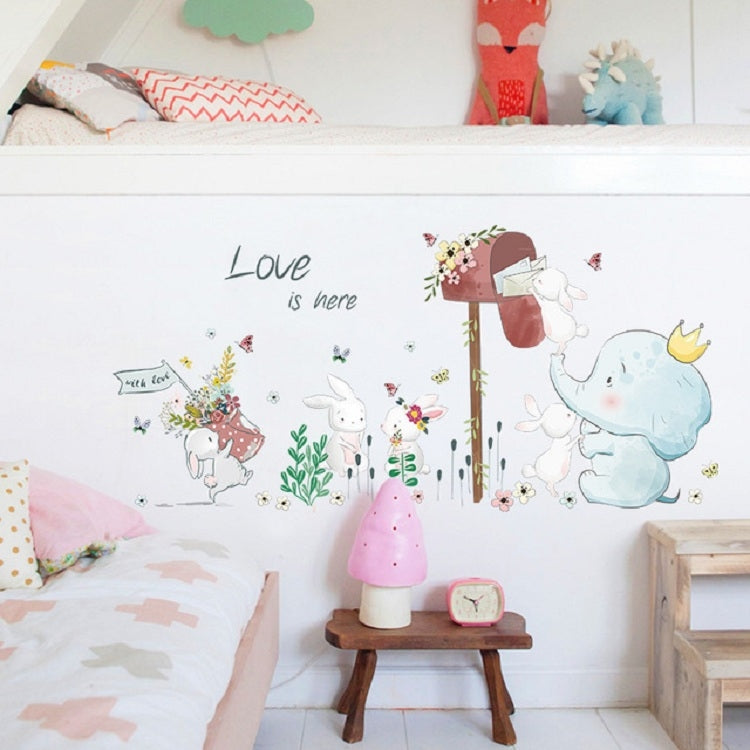 Cartoon Cute Children Room Bedside Kindergarten Layout Decorative Wall Stickers