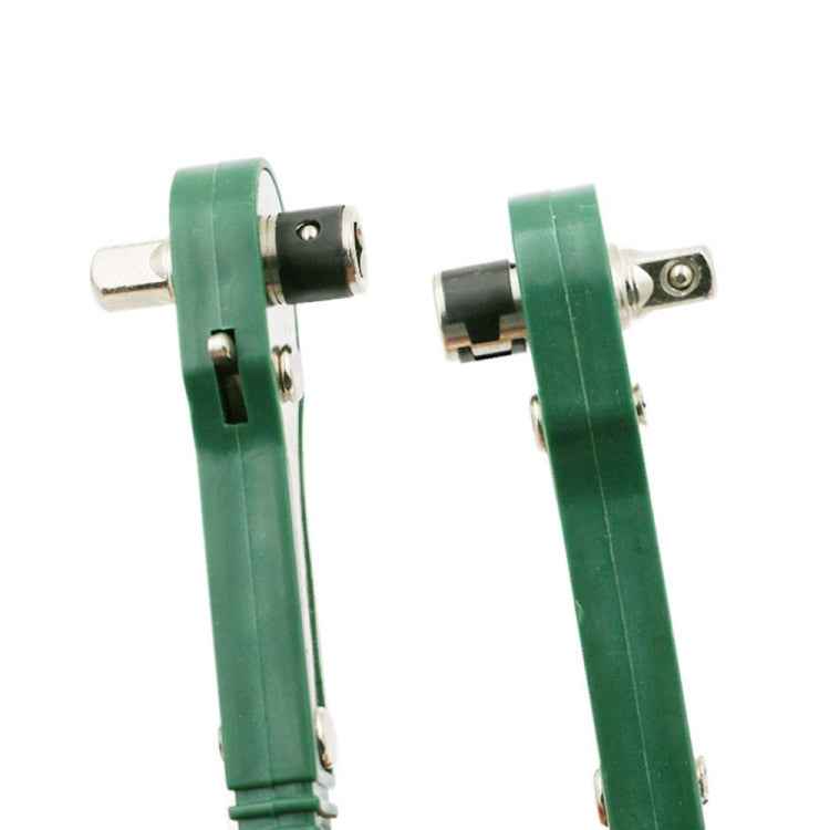 Yellow Green Mini Quick Ratchet Wrench