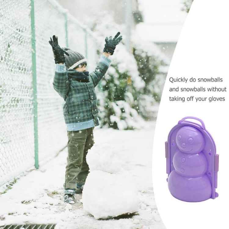 Winter Thickening Snow Tool Simulation 3D Snowman Model Children Toys Random Color Delivery