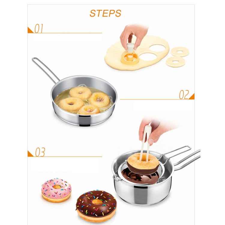 DIY Donut Mold Fondant Cake Plastic Kitchen Snack Tool
