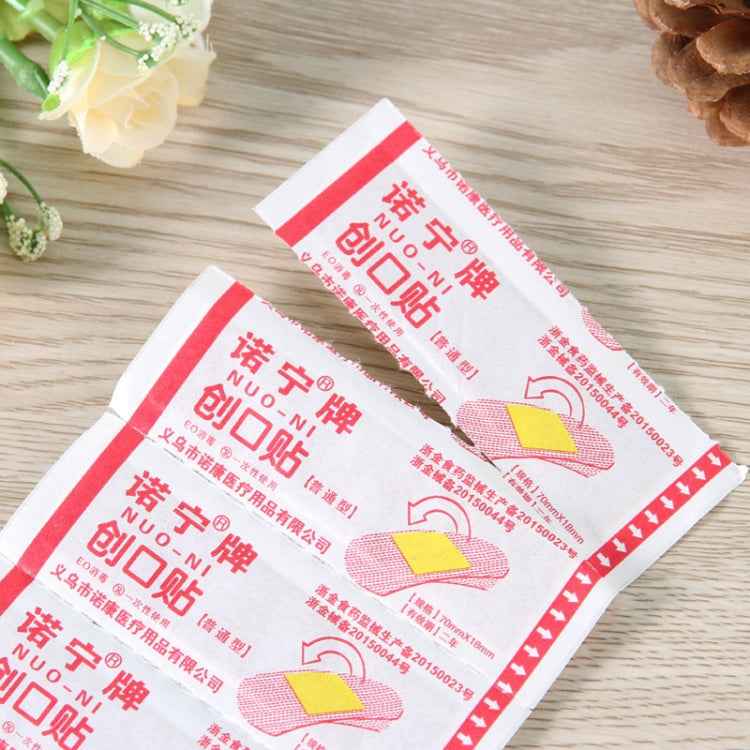 100pcs/Box Hemostatic Waterproof Medical Anti-inflammatory Analgesic Band-aid