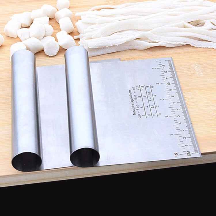 Home Durable Stainless Steel with Scale Section Noodle Cutter Baking Tools