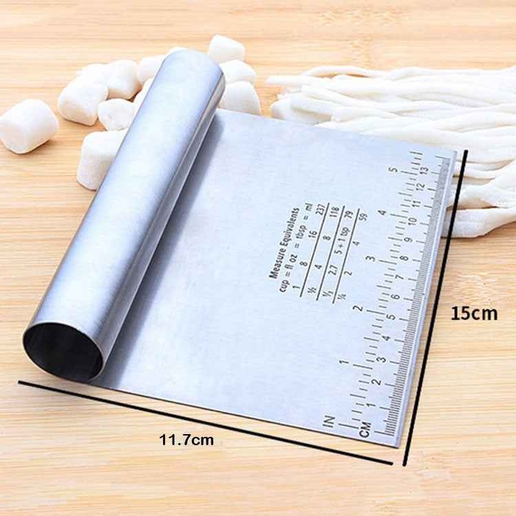 Home Durable Stainless Steel with Scale Section Noodle Cutter Baking Tools