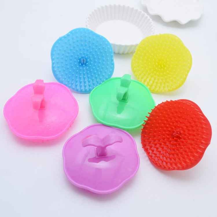 12 PCS Shampoo Brush Adult Scalp Massage Brush Soft Glue Bathroom Shampoo Comb,Random Color Delivery