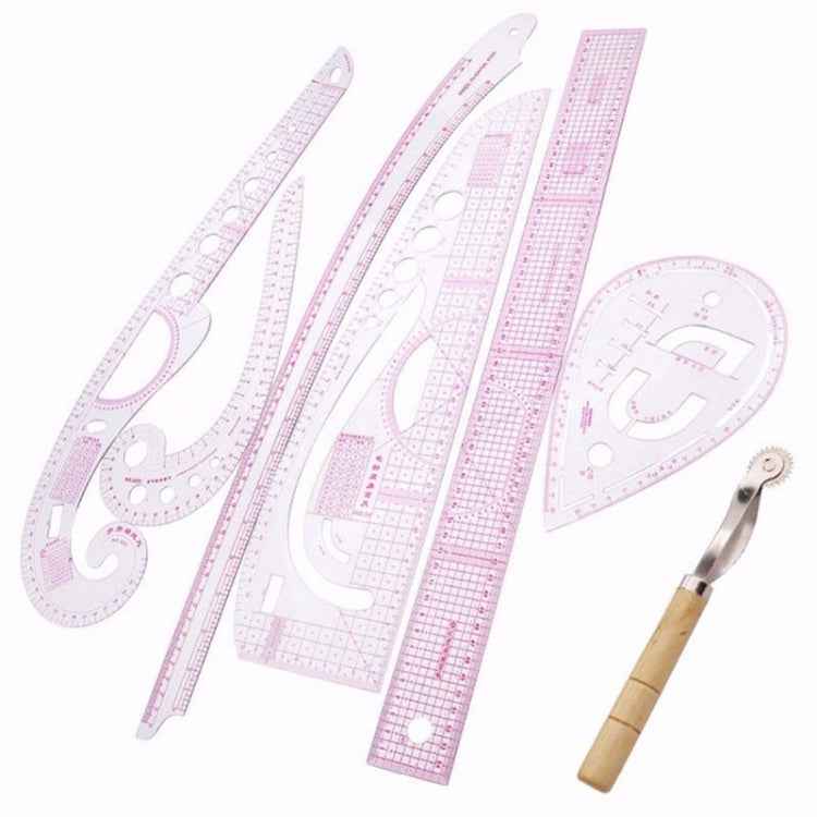 7 PCS / Set Sewing Curve Metric Ruler Measuring Tailor Clothing Tool Ruler Set
