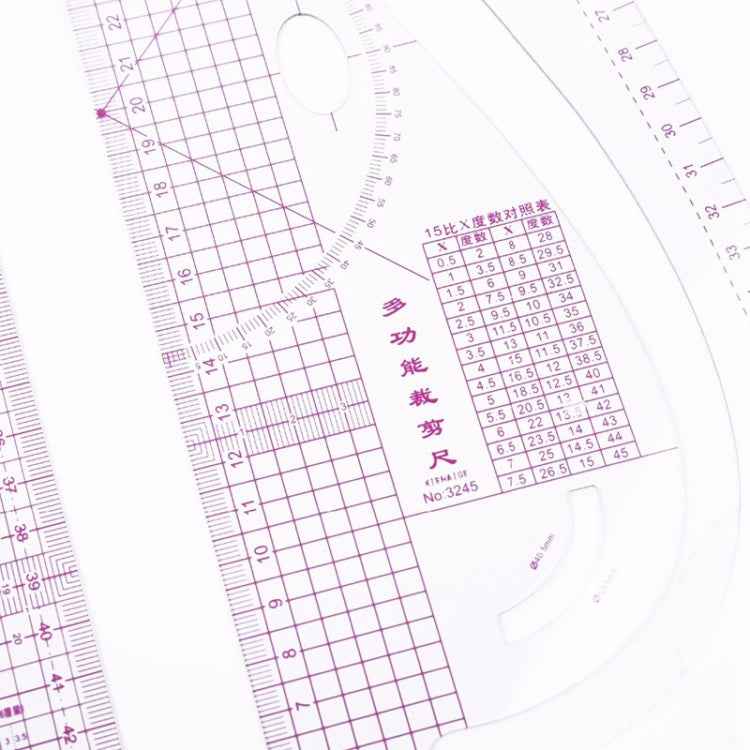 7 PCS / Set Sewing Curve Metric Ruler Measuring Tailor Clothing Tool Ruler Set